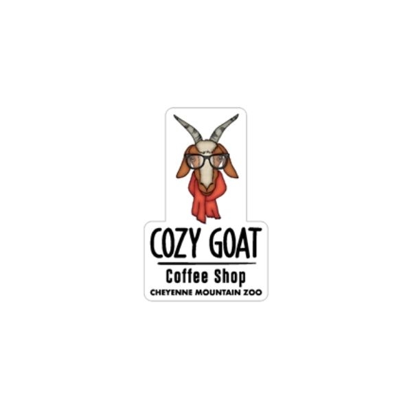 Cheyenne Mountain Cozy Goat Sticker